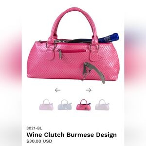 🩷Primeware Clutch Burmese Wine Bag